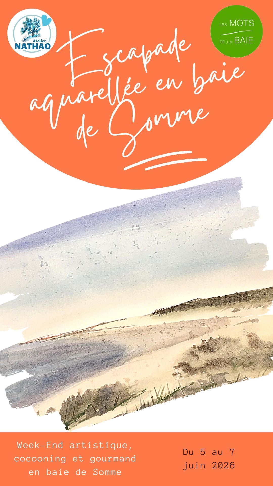 Escapade aquarellée en Baie de Somme Juin 2026